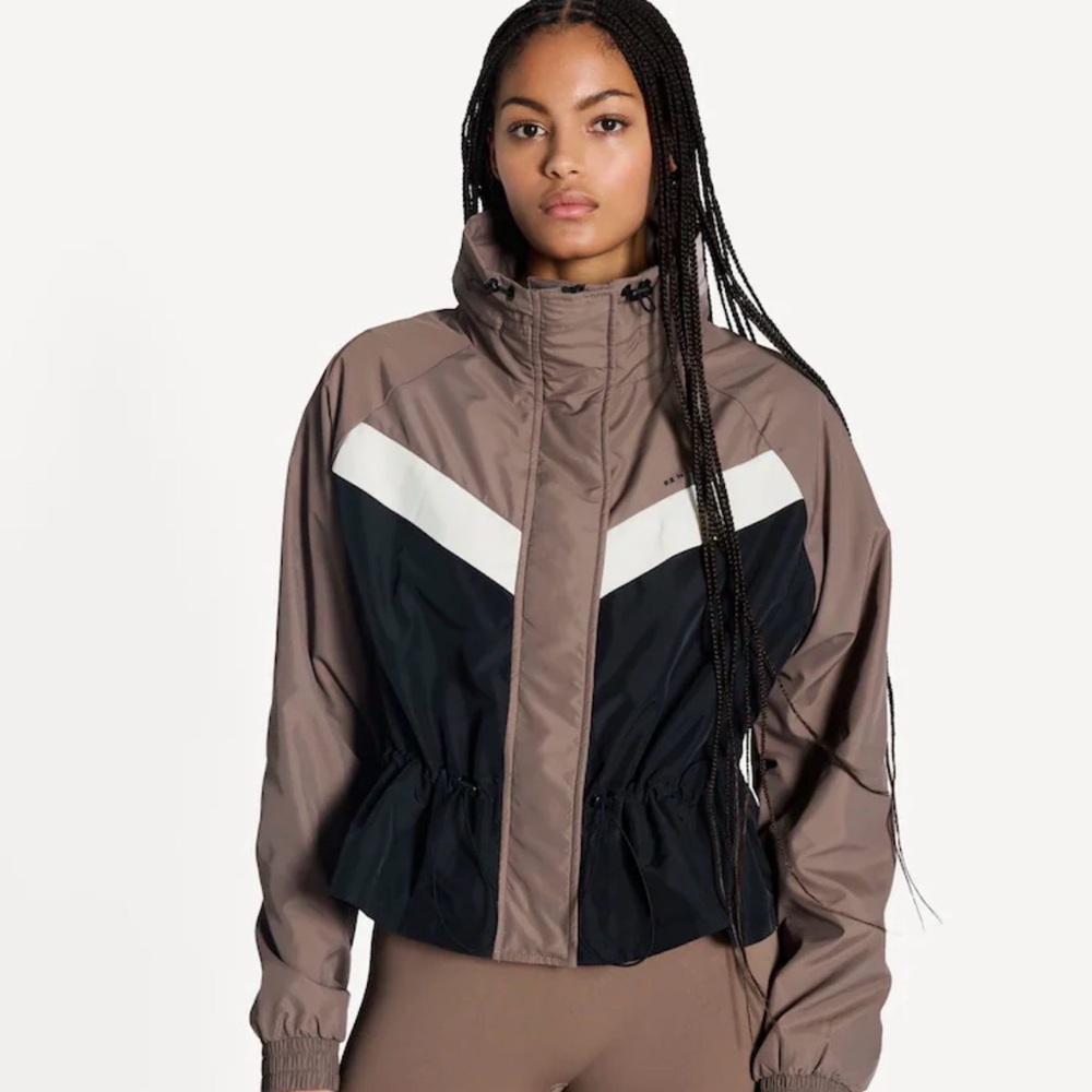 PE Nation brown shelter jacket size small